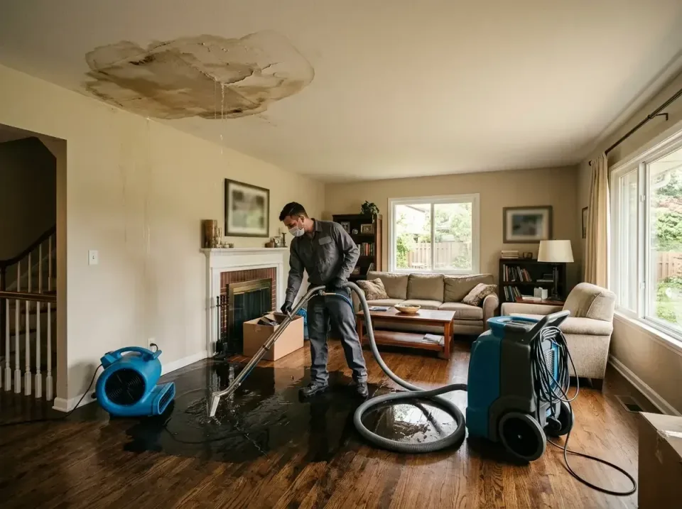 attic-pipe-burst-ceiling-drip-008 — frequently asked questions, Water Damage Restoration & Carpet Care in Springfield, GA